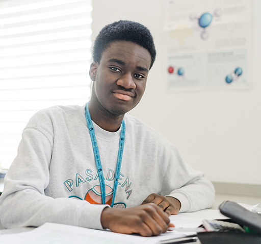Leeds Sixth Form College student Kwasi Peprah Arkorful